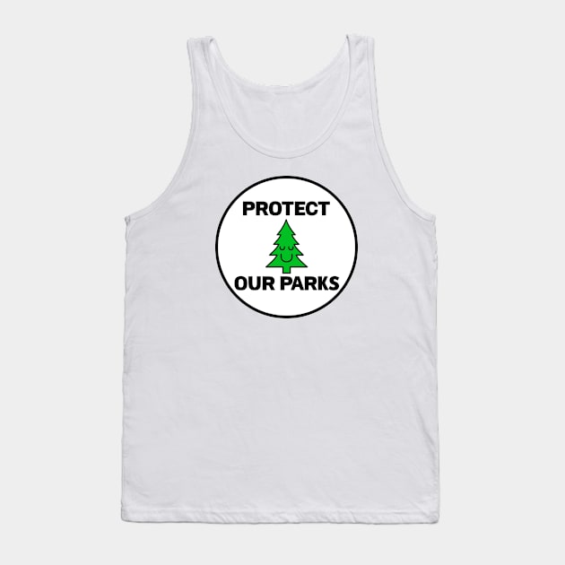 Protect Our Parks - National Park Tank Top by Football from the Left